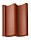 Цементно-песчаная черепица рядовая, Doppel-S, Медно-красный, Braas
