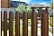 Штакетник Полукруглый Slim фигурный 0,5 Satin Мatt RAL 9005 черный