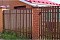 Штакетник М-образный А 0,5 GreenCoat Pural RR 887 шоколадно-коричневый (RAL 8017 шоколад)