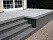 Клинкерная ступень прямоугольная рядовая Stroeher Loftstufe Keraplatte Aera T 705 beton 294х340х35х11 мм