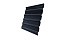 Профнастил С20В Grand Line 0,5 Стальной бархат RAL 7024 мокрый асфальт