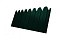 Профнастил С10B фигурный 0,45 Drap с пленкой RAL 6005 зеленый мох