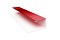 Планка П-образная (Блок-хаус, Экобрус) Grand Line 0,45 PE с пленкой RAL 3011 коричнево-красный