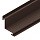 3-D Угол сайдинга 100х100 внутр. фактур. (Тёмно-коричневый (RR32))