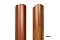 Штакетник М-образный B фигурный 0,45 Print Twincolor Cherry Wood