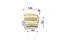 Арочный элемент White Hills 735-11, 135*180/145*65 мм