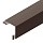 3-D Угол сайдинга 100х100 наруж. (Тёмно-коричневый (RR32))