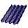 Металлочерепица МЕТАЛЛ ПРОФИЛЬ Монтерроса-M (PURMAN-20-Citrine-0.5)
