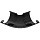 Угол 135 гр. внешний GLC Steel Matt 125мм GreenCoat RWS Pural BT matt двусторонний RR 33 (черный)