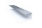 Планка П-образная (Блок-хаус, Экобрус) Grand Line 0,45 PE с пленкой RAL 9006 бело-алюминиевый