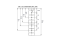 Столб 62х55х1,4х3000 RAL 7040 5 отверстий (2,03/2,43)