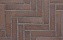 Тротуарная клинкерная плитка Stroeher 212 braun bunt, 240*52*18 мм