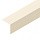Планка угловая внешняя 100х100мм фактурная (Слоновая кость (RAL1015))