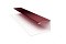 Планка П-образная 0,45 PE с пленкой RAL 3005 красное вино