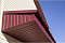 Софит металлический без перфорации 0,45 PE с пленкой RAL 2004 оранжевый