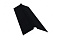 Планка конька плоского 115х30х115 0,5 GreenCoat Pural Matt RR 33 черный (RAL 9005 черный)