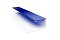 Планка П-образная (Блок-хаус, Экобрус) Grand Line 0,45 PE с пленкой RAL 5002 ультрамариново-синий