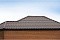 Металлочерепица "Камея" ("Kamea") v01 0,5 Rooftop Бархат RAL 8017 шоколад
