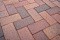 Тротуарная клинкерная брусчатка Penter Florenz bunt orangegelb geflammt, 200*100*45 мм