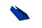 Планка стыковочная составная нижняя 0,45 PE с пленкой RAL 5005 сигнальный синий