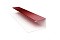 Планка П-образная (Блок-хаус, Экобрус) Grand Line 0,45 PE с пленкой RAL 3009 оксидно-красный