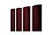 Штакетник Круглый 0,4 PE RAL 3005 красное вино