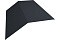 Планка конька плоского 145х145 0,5 Satin с пленкой RAL 7024 мокрый асфальт
