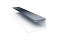 Планка П-образная 0,5 Satin с пленкой RAL 7024 мокрый асфальт