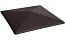 Клинкерный заборный оголовок KING KLINKER 18 Volcanic Black, 445*585*106 мм